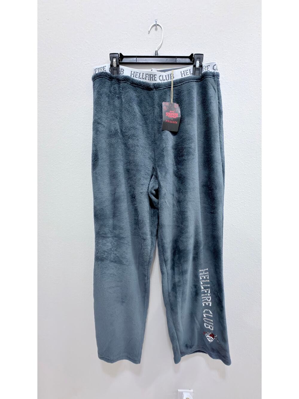 NWT Netflix Stranger Things x Primark Hellfire Club Lounge Pants - Medium